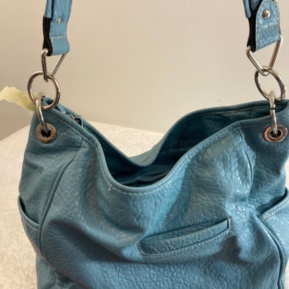 Rosetti Bags Rosetti Large Light Slate Blue Faux Leather Shoulder